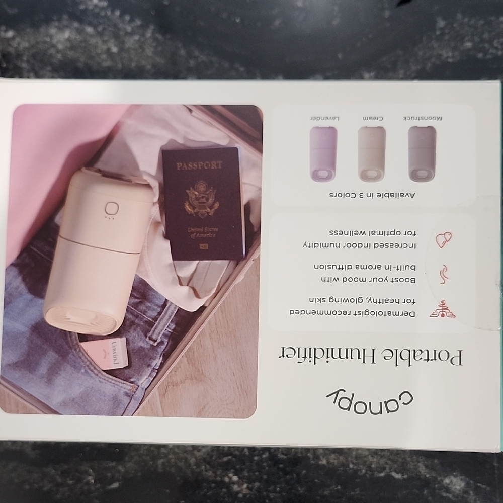 Canopy Portable Humidifier - Cream - Picture 2 of 5